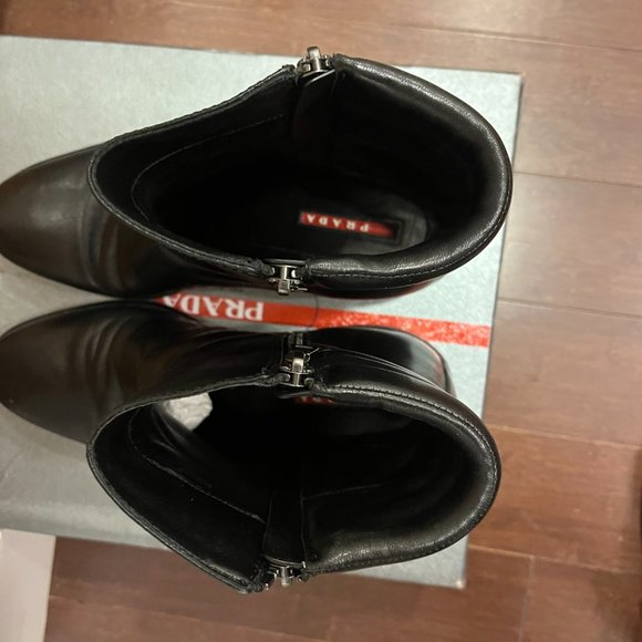 Prada Nappa Bootse Siz 39 Black - Picture 5 of 6